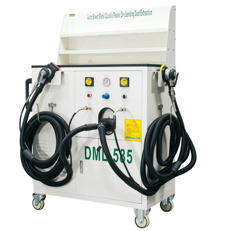 Industry mobile dust extractor (2 x sanders, 2 x hoses + air fittings)