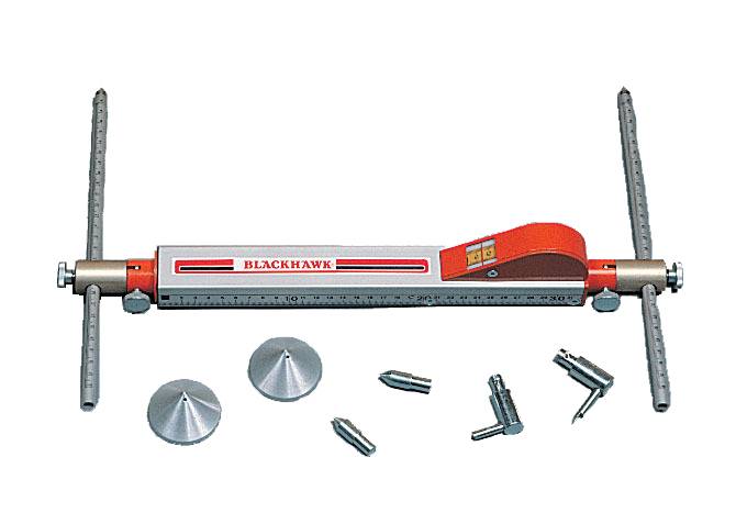 Telescopic measuring stick - black hawk