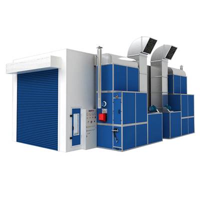 Industrial truck spray booth 15m