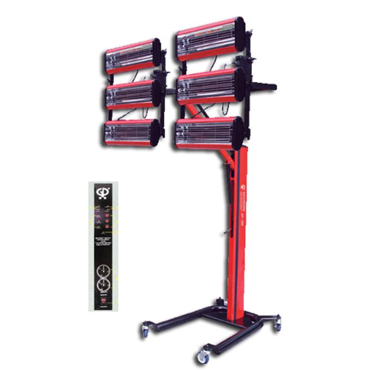 6 head infrared lamps (red)