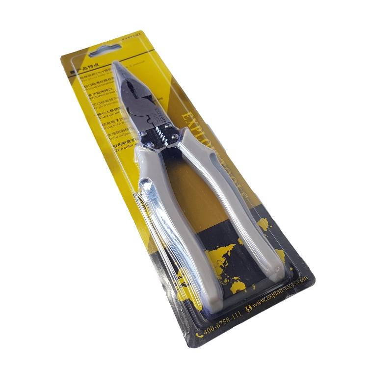 Long Nose Pliers with Wire Stripper (L4-19346-2)